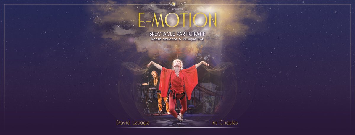 E-MOTION — spectacle participatif de danse aérienne et musique live, avec David Lesage et Iris Chasles (SOLUNE présente)